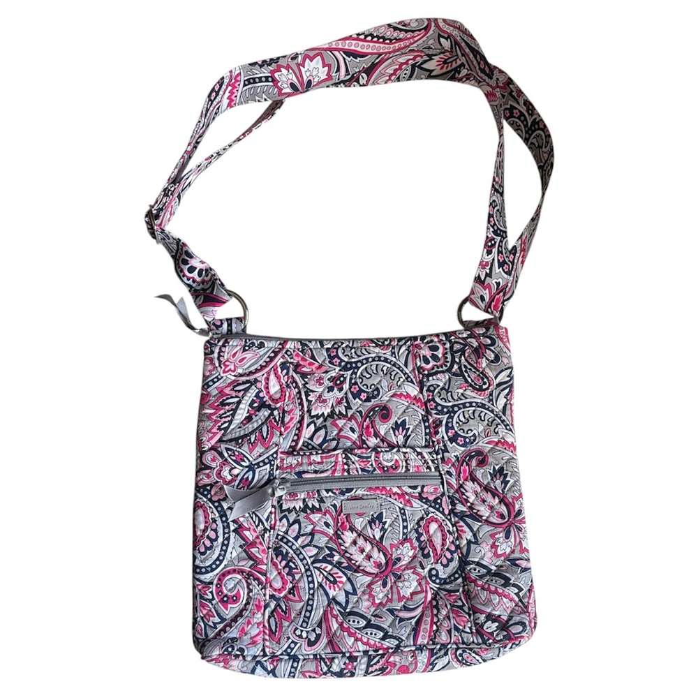 Vera Bradley Gramercy Paisley Zip Top Hipster Crossbody Bag